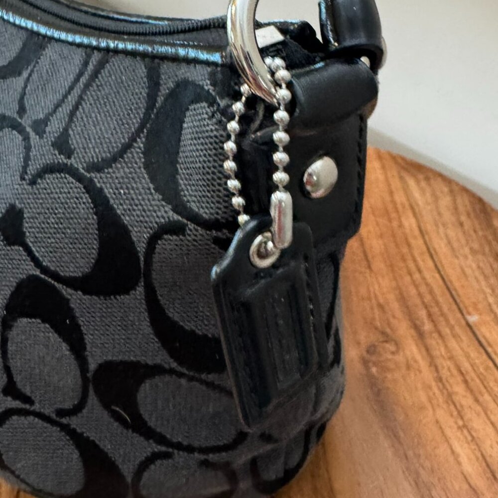 Coach Signature C Demi Mini Shoulder Bag – Black Y2K Style - Picture 7 of 12